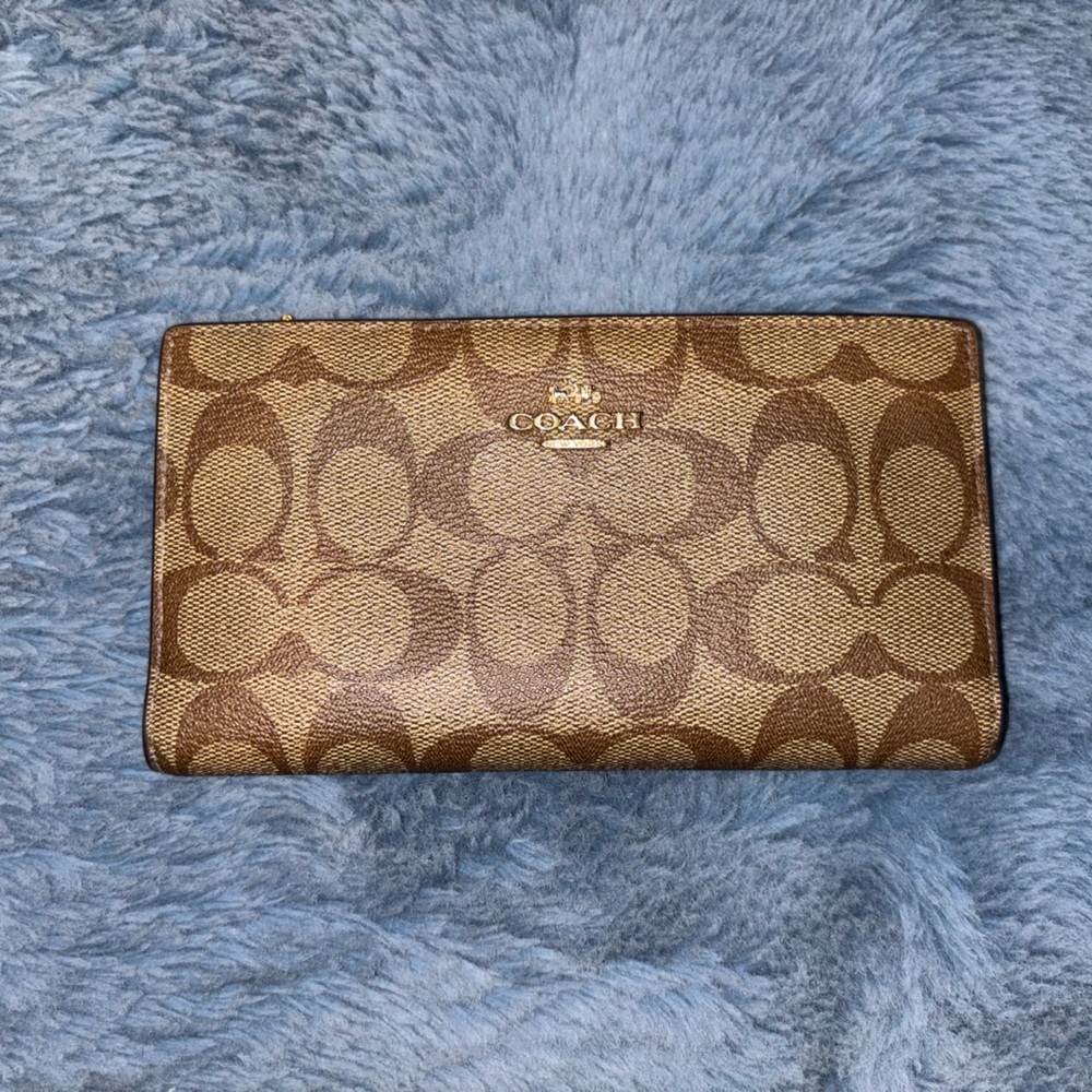 Coach Signature wallet brown